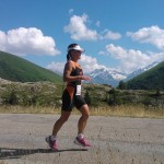 Charlotte Mathieu au triathlon de l'Alpes d'Huez