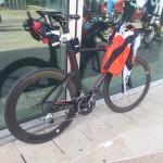 Vélo de chrono de Pierre Mavier pour le Half Ironman du pays d'Aix