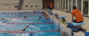 Entraînement natation de l'ACBB Triathlon