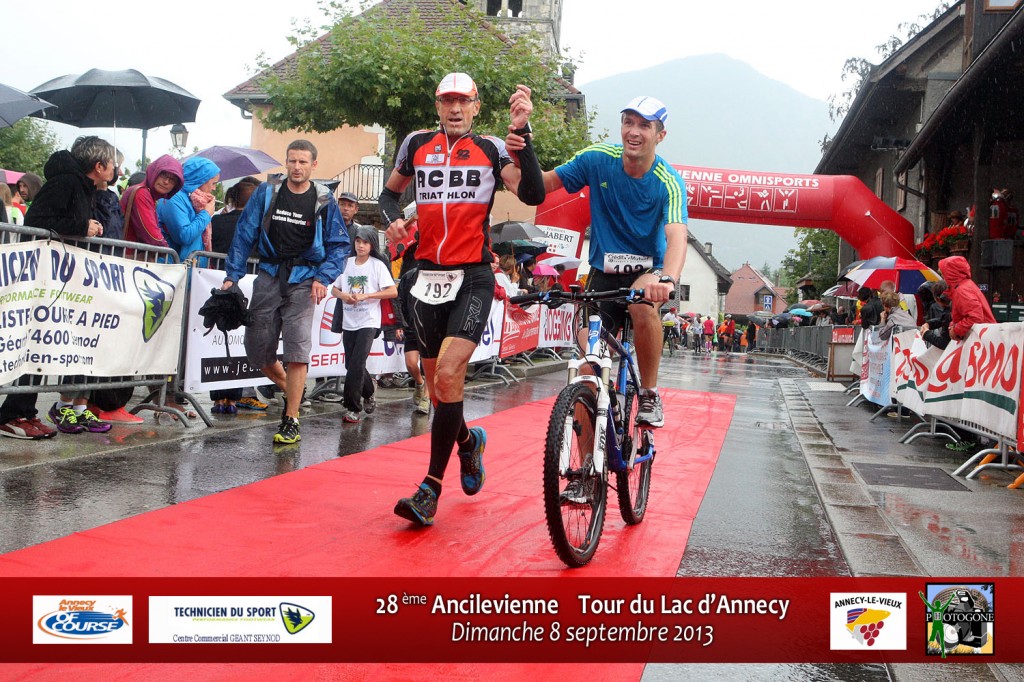 Didier Dumoulin à l'arrivée de l'Ancilevienne 2013