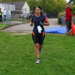 Nelly Thuillier au triathlon de Nemours