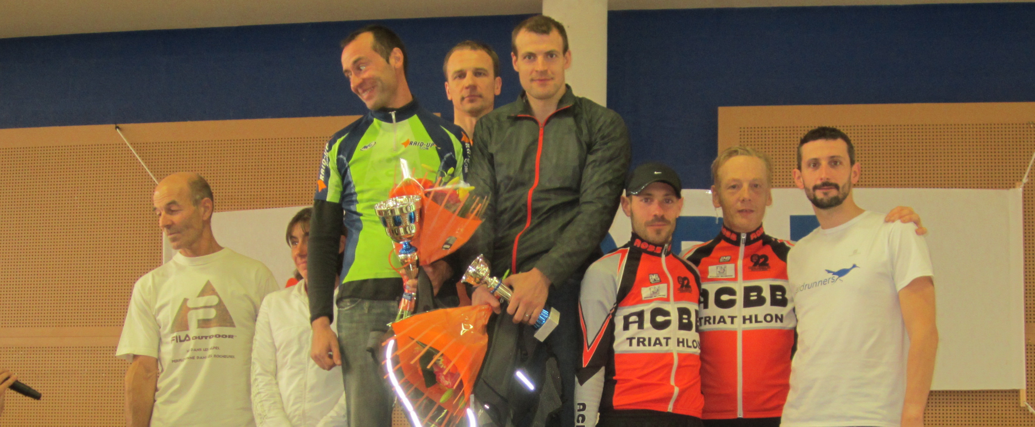 Podium du raid des boucles de la Marne 2013