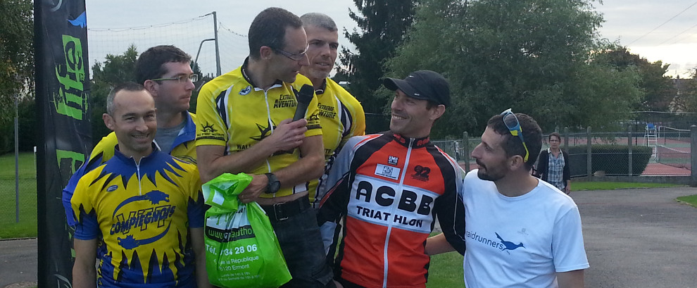 Raid Runners sur le podium du raid val d'oise 2013