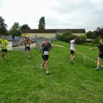 Sortie du parc à vélo au triathlon de Nemours