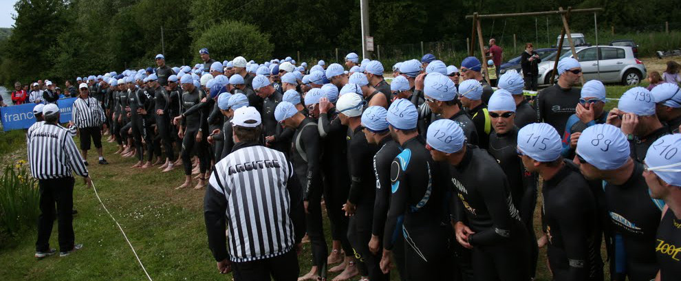 Départ triathlon Pont-Audemer