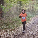 Agnès au cross de Meudon 2013