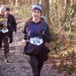 Agnès Gillet au trail des marcassins