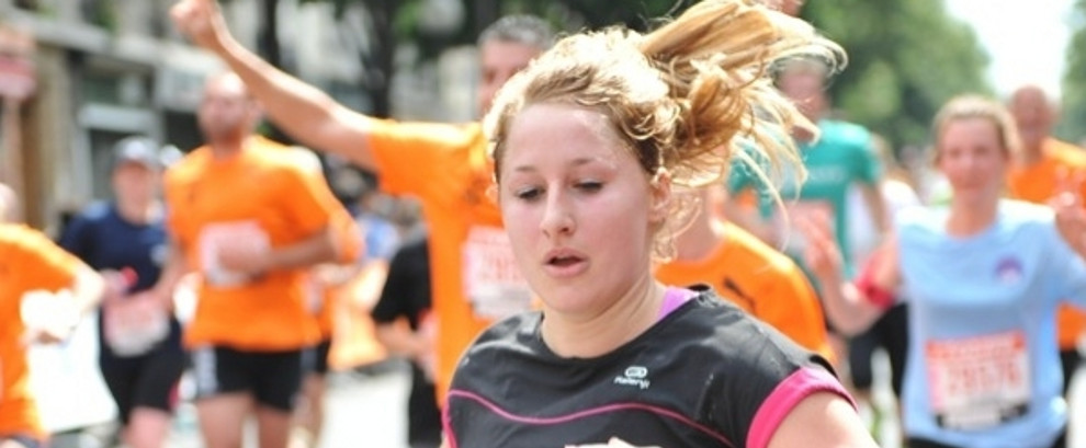 Sabine au 10 km de l'Equipe 2014