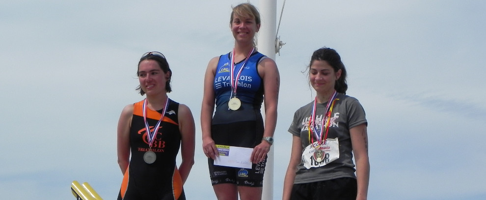 Podium pour l'ACBB Triathon sur les plages du débarquement