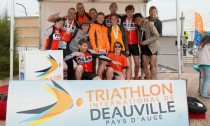 Podium au triathlon de Deauville 2014