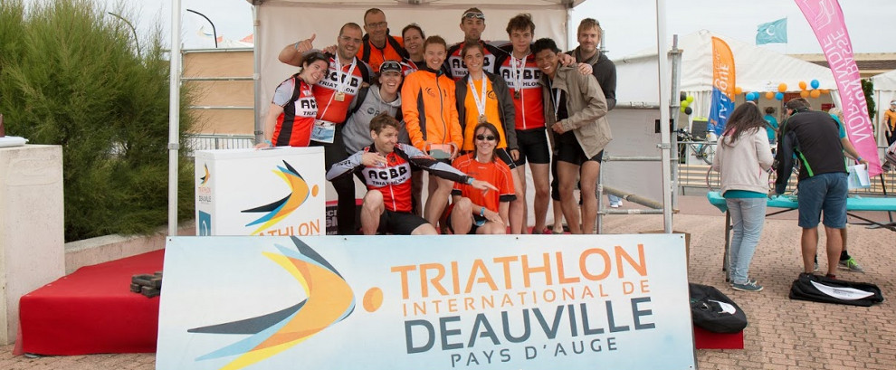 Podium au triathlon de Deauville 2014