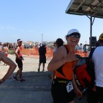 Clémence au triathlon de Mimizan