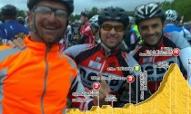 Etape du tour 2014 avec Olivier, Matthieu et Adrien