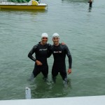 Adrien et Matthieu au triathlon d'Annecy
