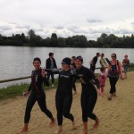 Les filles au triathlon de la Ferté Bernard 2014