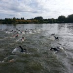 Natation au triathlon de la Ferté Bernard 2014