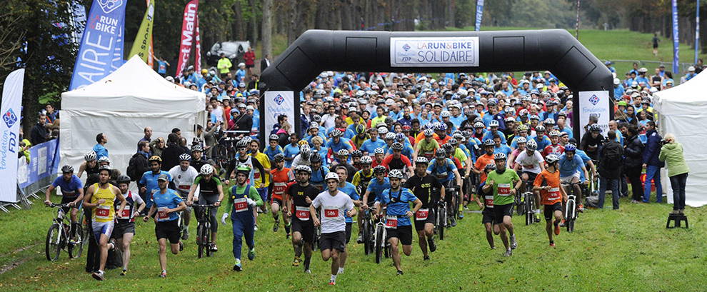 Bike'n run dans le parc de St Cloud