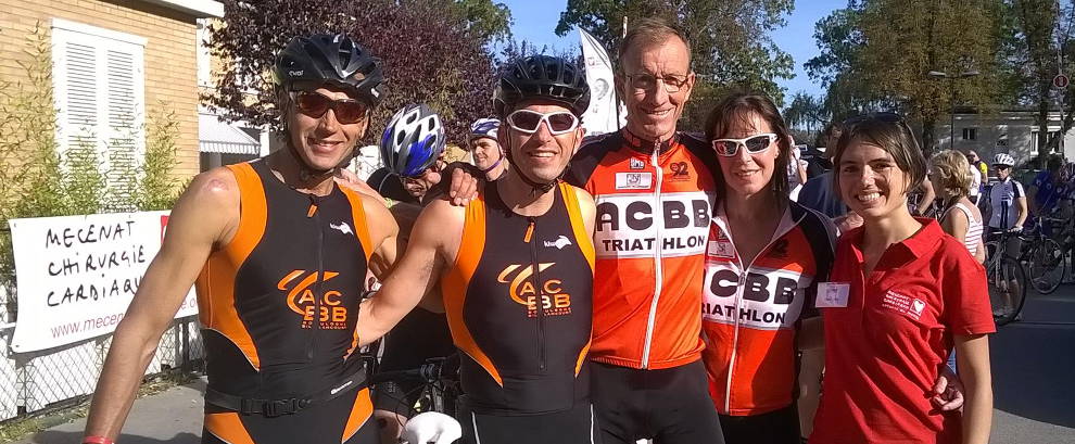 L'ACBB Triathlon à la Gentleman du coeur 2014