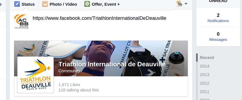 Facebook Deauville Triathlon