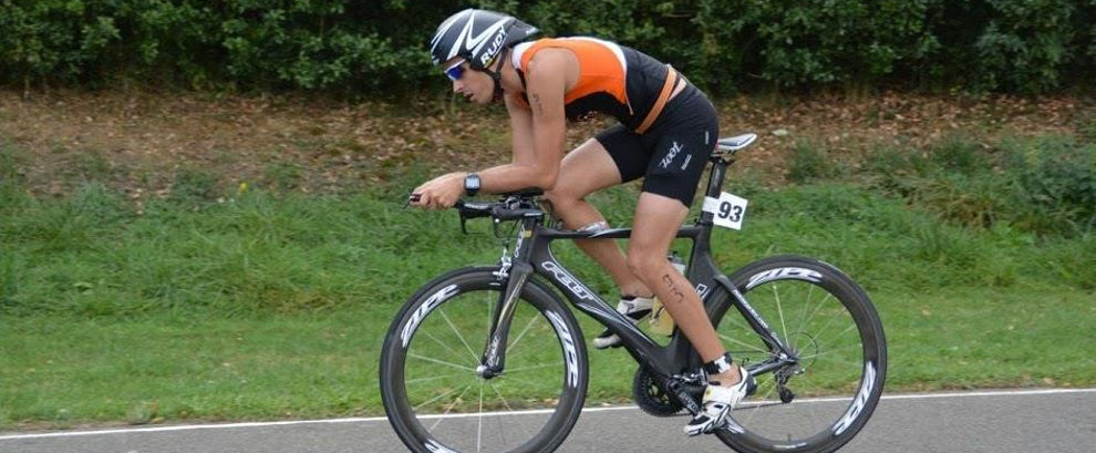 Rudy au triathlon de La Ferté Bernard 2015