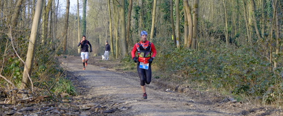 Seb au trail des Marcassins 2016