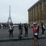 Jean-Jacques au Trocadéro pendant le #GarminTriParis 2016