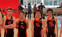 Les jeunes de l'ACBB Triathlon à l'aquathlon de Paris 2016