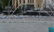 Départ triathlon Enghien 2016