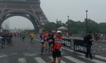 Sur le pont d'Iéna - Triathlon de Paris 2016