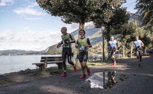 Agnès et Camille en course à pied à la Gravity Race 2016