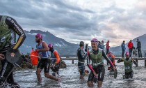 Sortie de l'eau à la Gravity Race