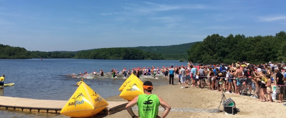 Sortie à l'australienne au triathlon de Belfort 2017