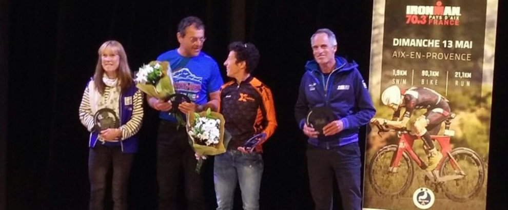 Podium Ironman 70.3 Aix