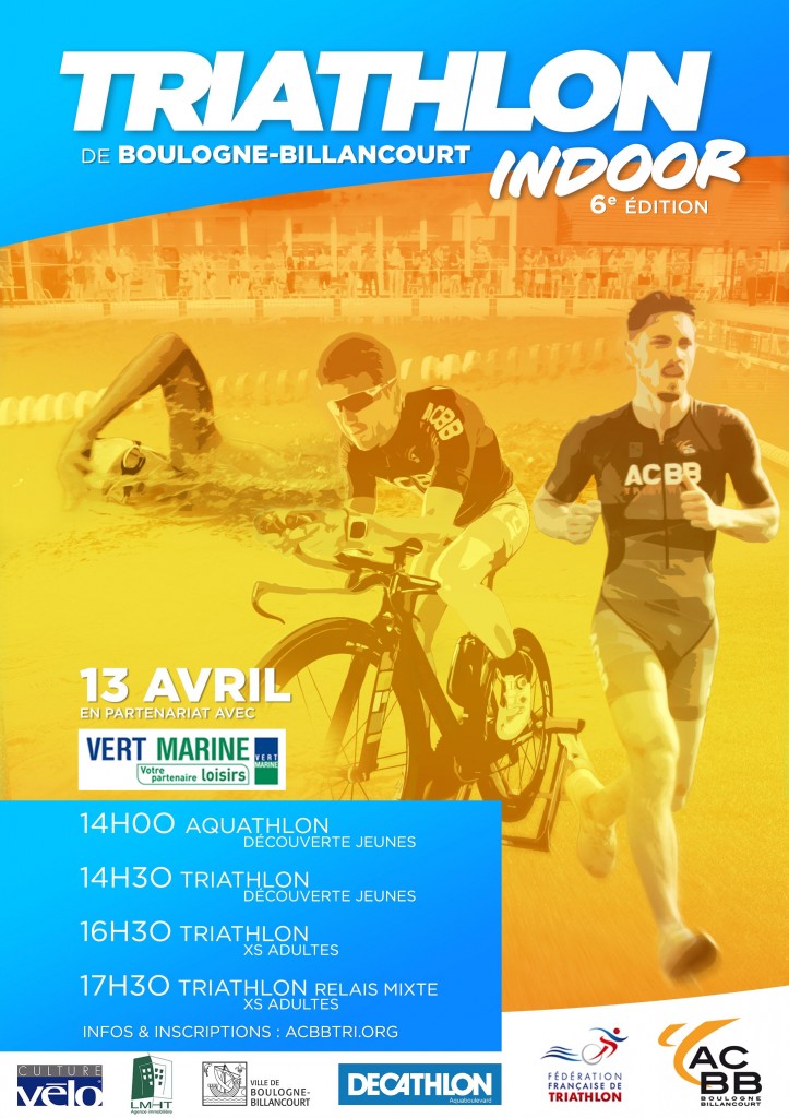 Affiche Triathlon Indoor 2019