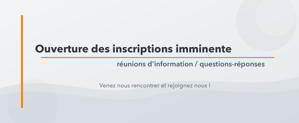 Informations sur les inscriptions 2026-2027